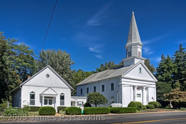 slides/01 - CX092509_HDR01_01_2_3_4_5.jpg Churches hawkins HDRI High Dynamic Range jim hawkins Old First Church HDR photomuse5671 Old First Church, Middletown, NJ